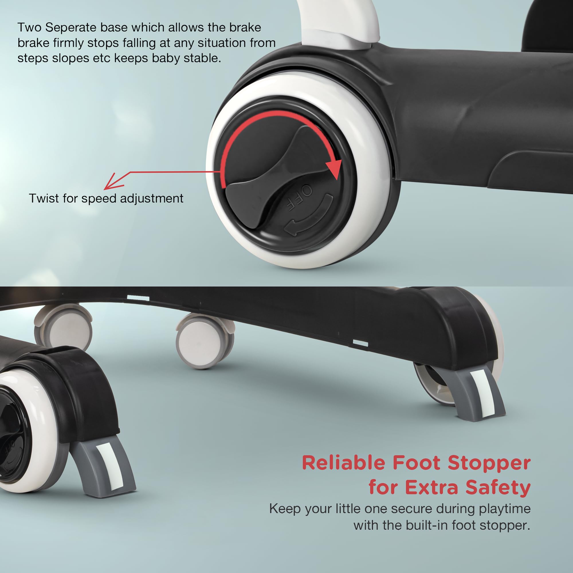 Baybee 2-in-1 Baby Walker For Kids - Image 8