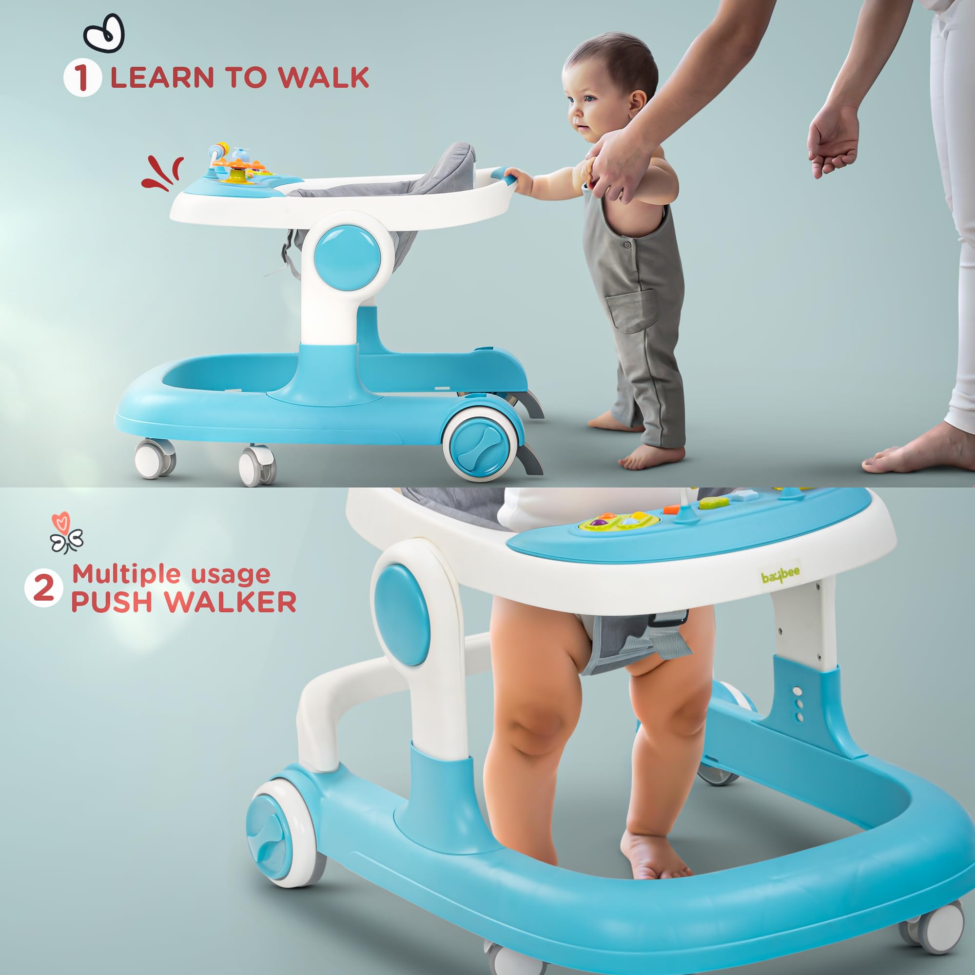 Baybee 2-in-1 Baby Walker For Kids - Image 16