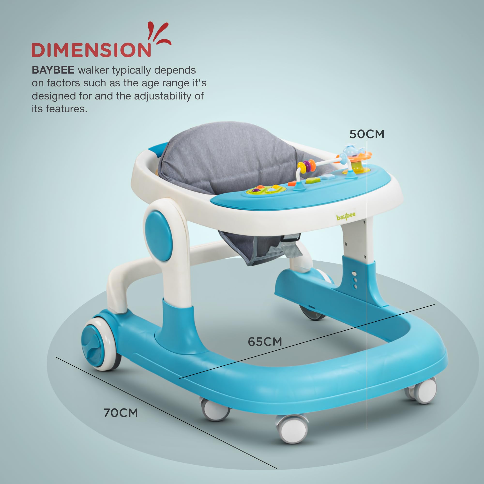 Baybee 2-in-1 Baby Walker For Kids - Image 18