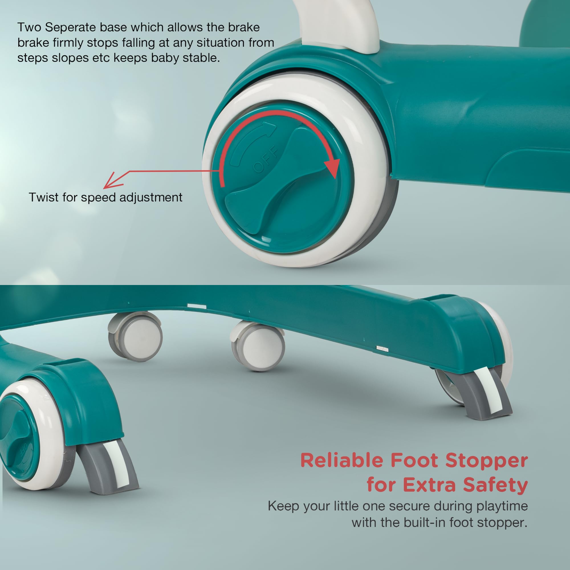Baybee 2-in-1 Baby Walker For Kids - Image 29