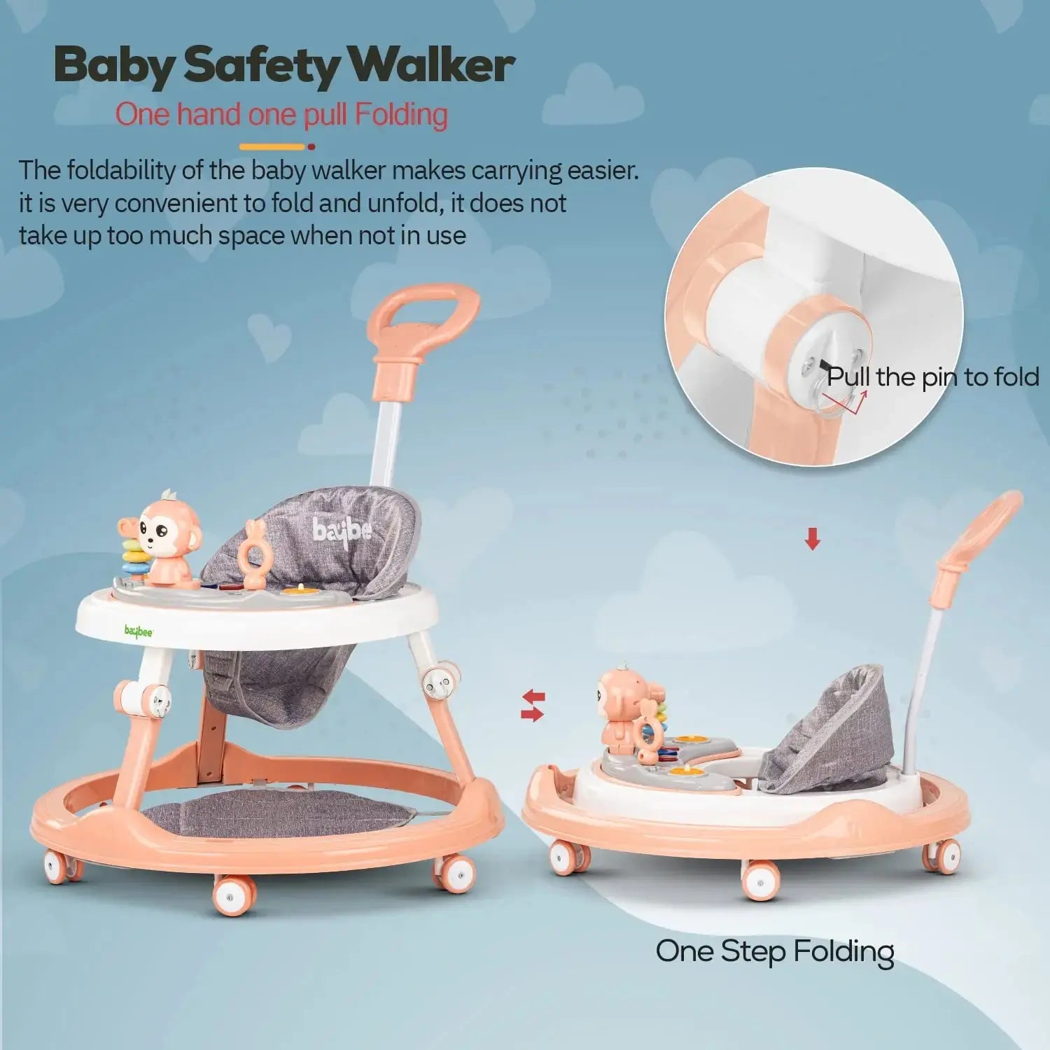 Baybee Drono Pro Baby Walker for Kids - Image 5