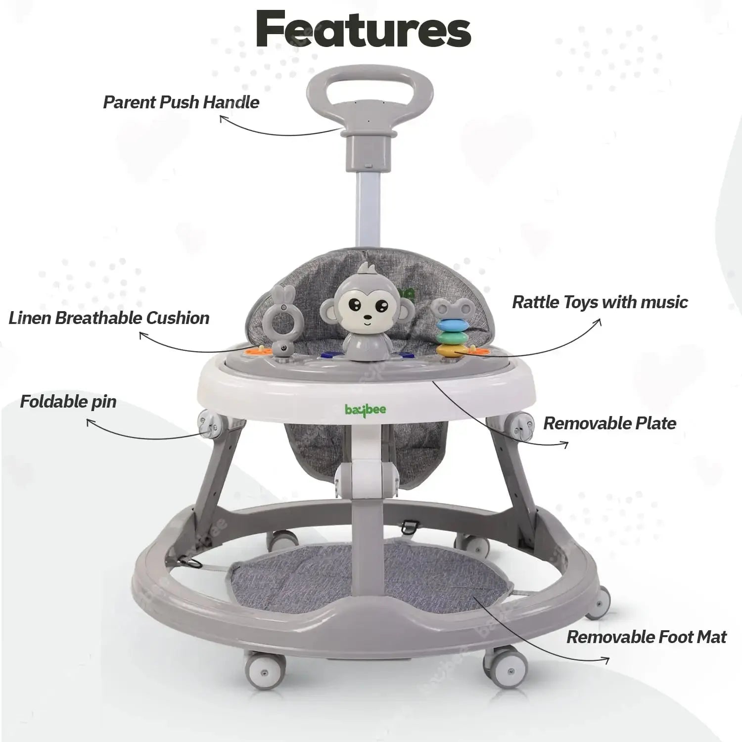 Baybee Drono Pro Baby Walker for Kids - Image 11