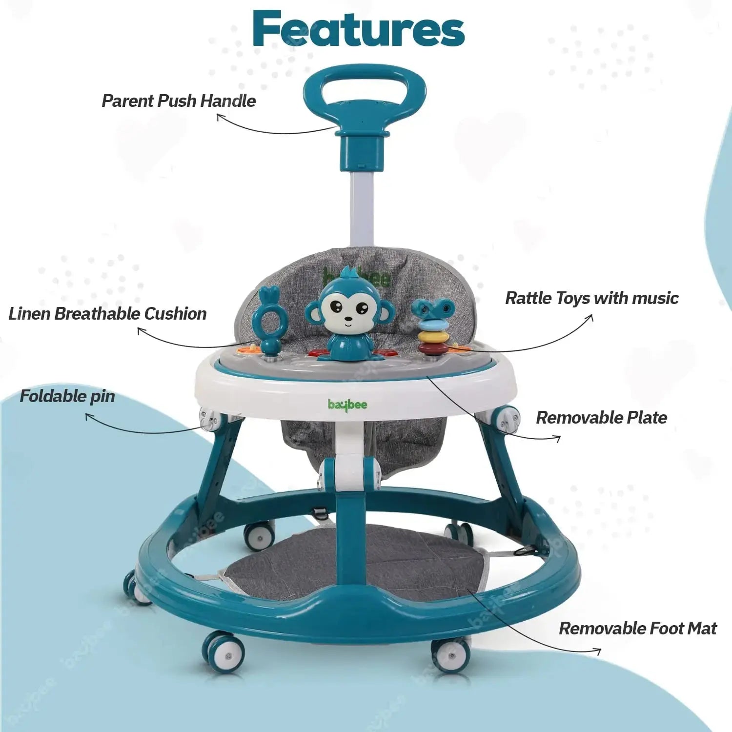 Baybee Drono Pro Baby Walker for Kids - Image 28