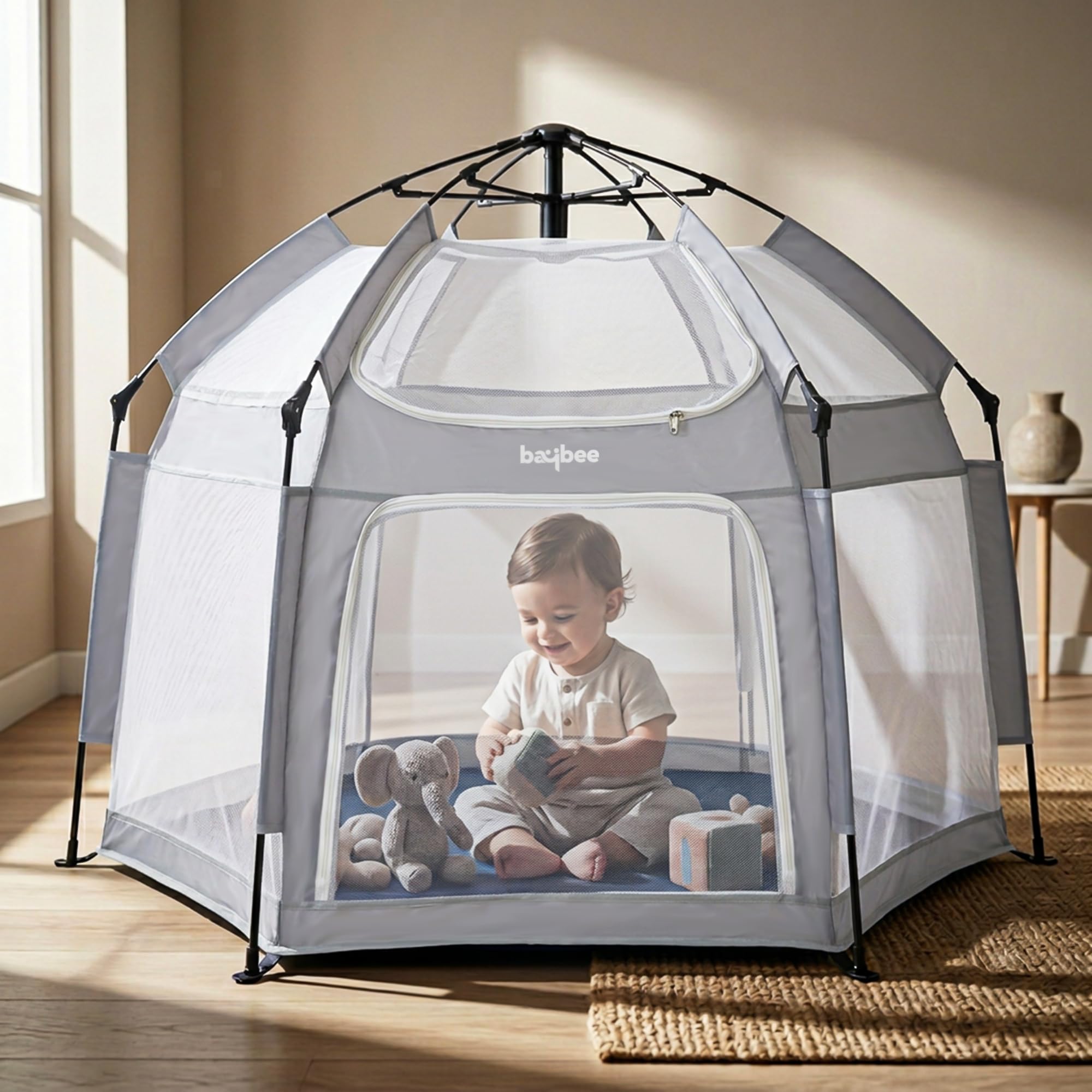 Baybee_JoyNest_Kids_Playpen_for_Babies_01 Baybee JoyNest Kids Playpen for Babies - Image 1