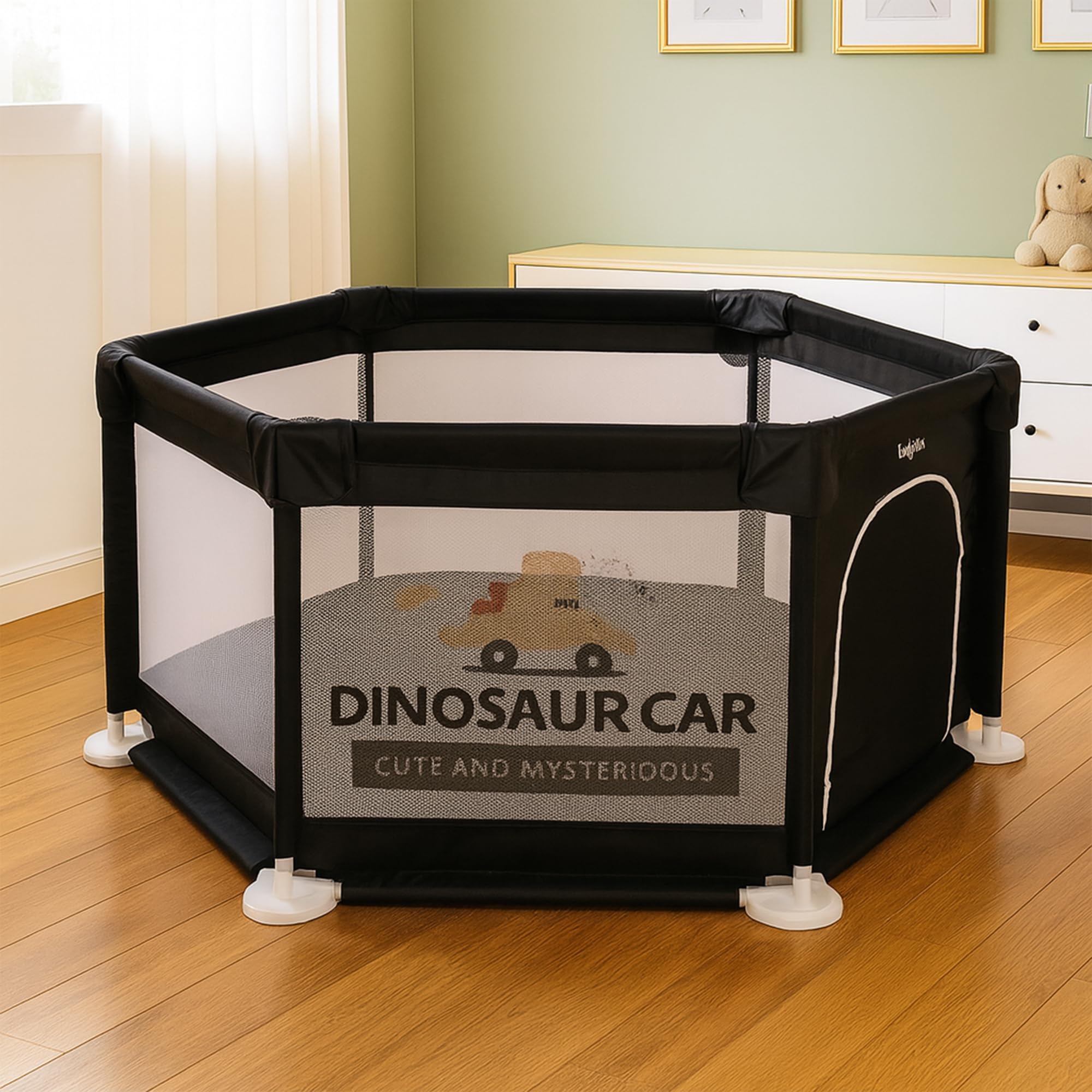 Baybee Neo Kids Playpen for Babies Baby Activity Playards with Zipper Lock - Image 2