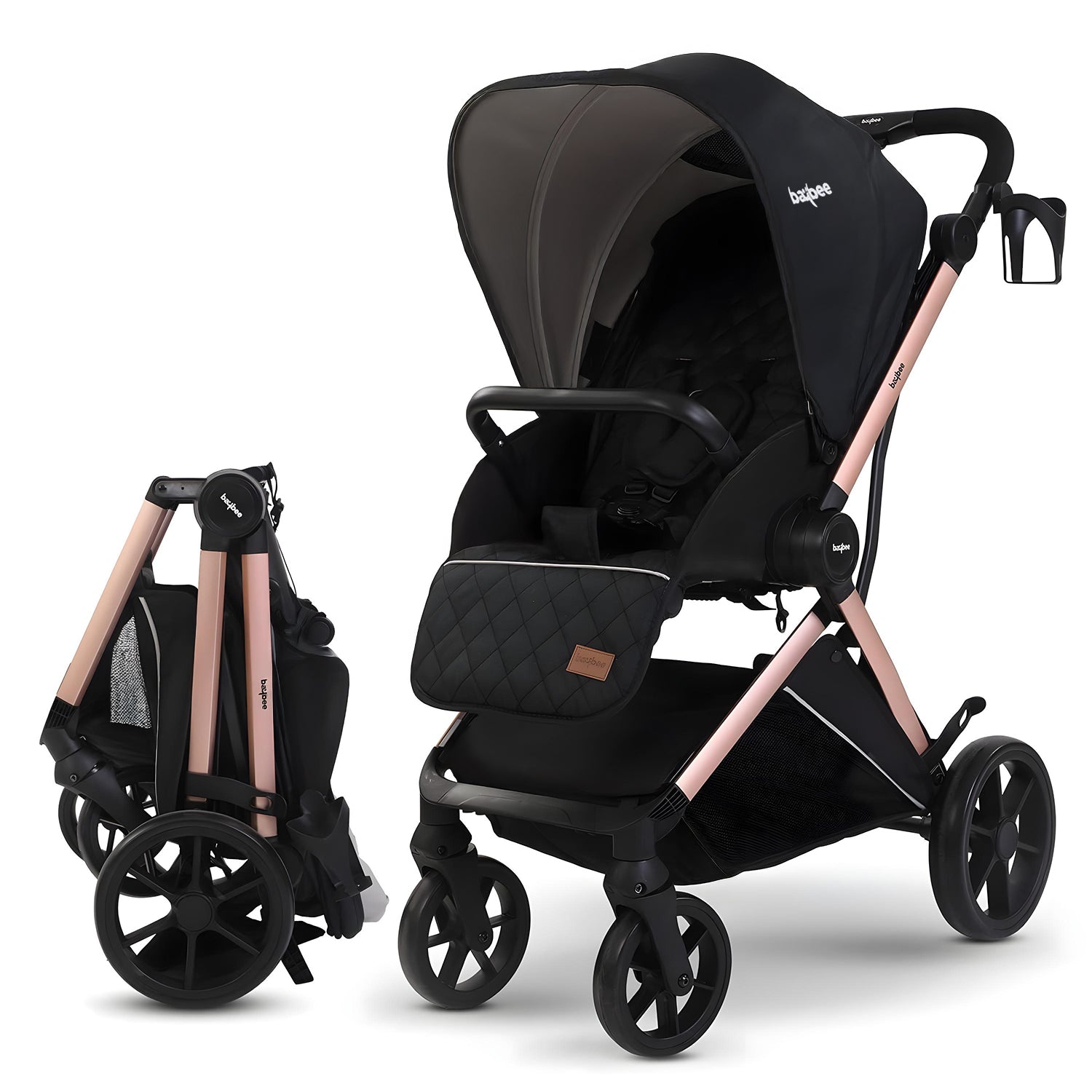 Baybee Infant Baby Pram Stroller for Babies with 3-Position Adjustable - Image 10