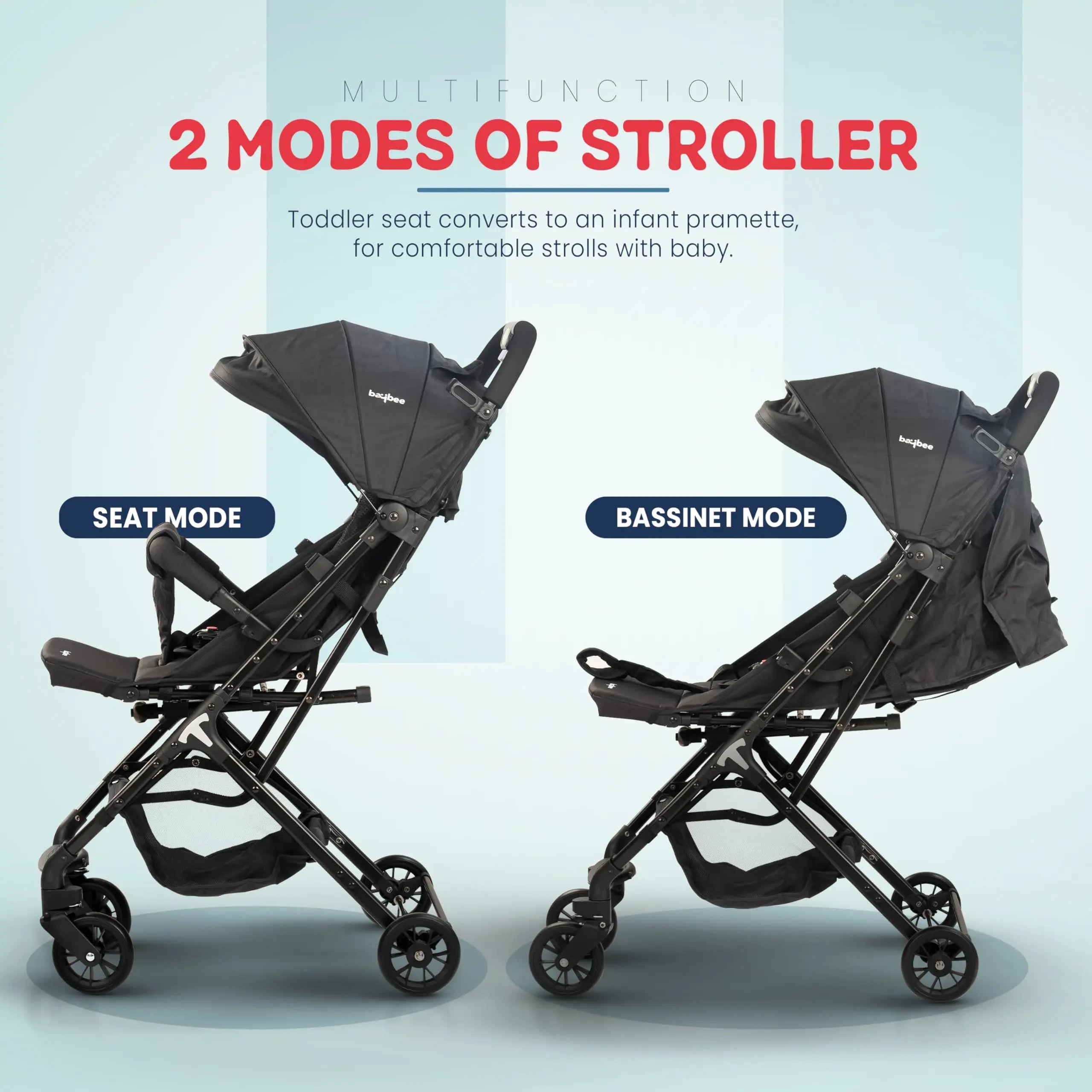 Baybee Infant Baby Pram Stroller for Newborn - Image 3