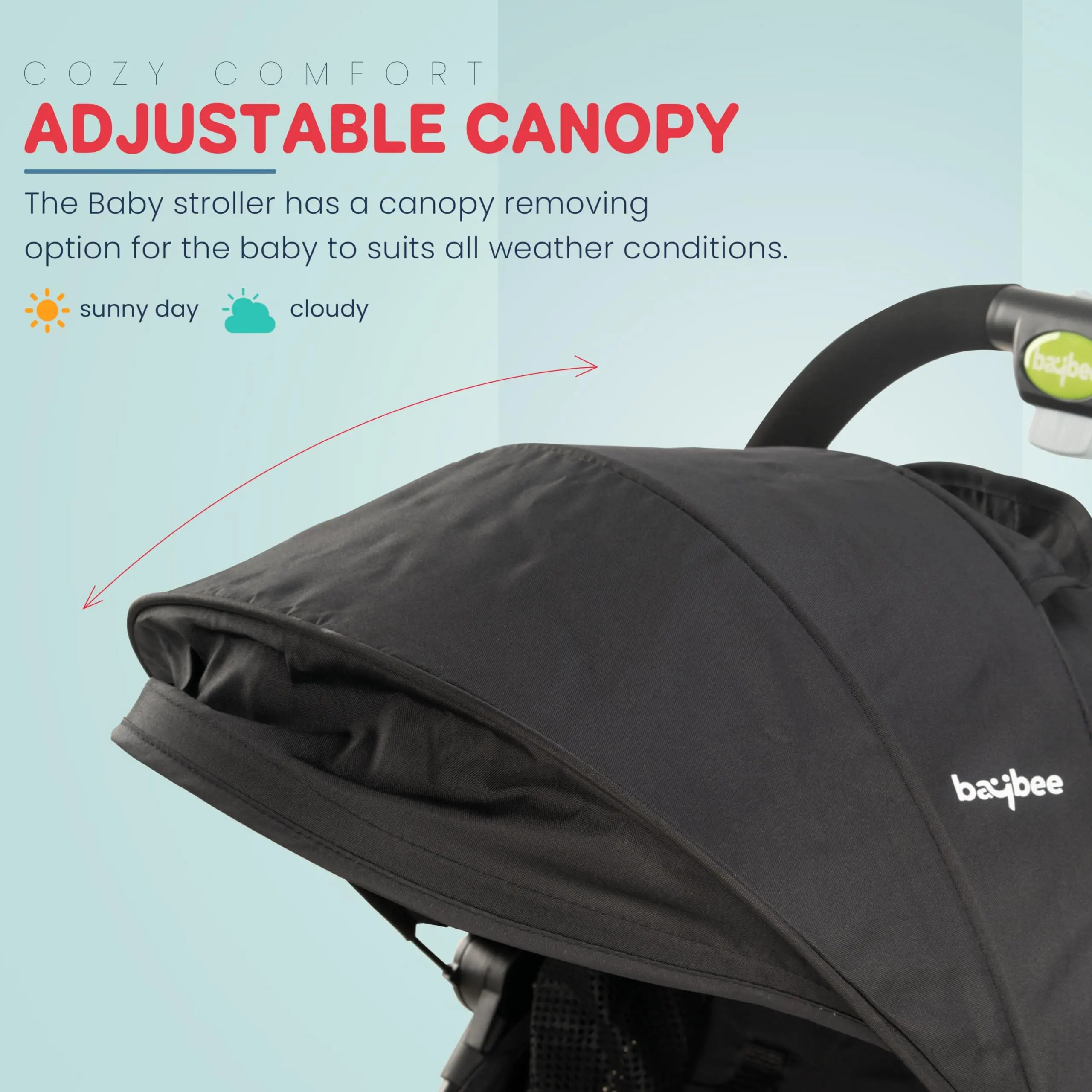 Baybee Infant Baby Pram Stroller for Newborn - Image 7