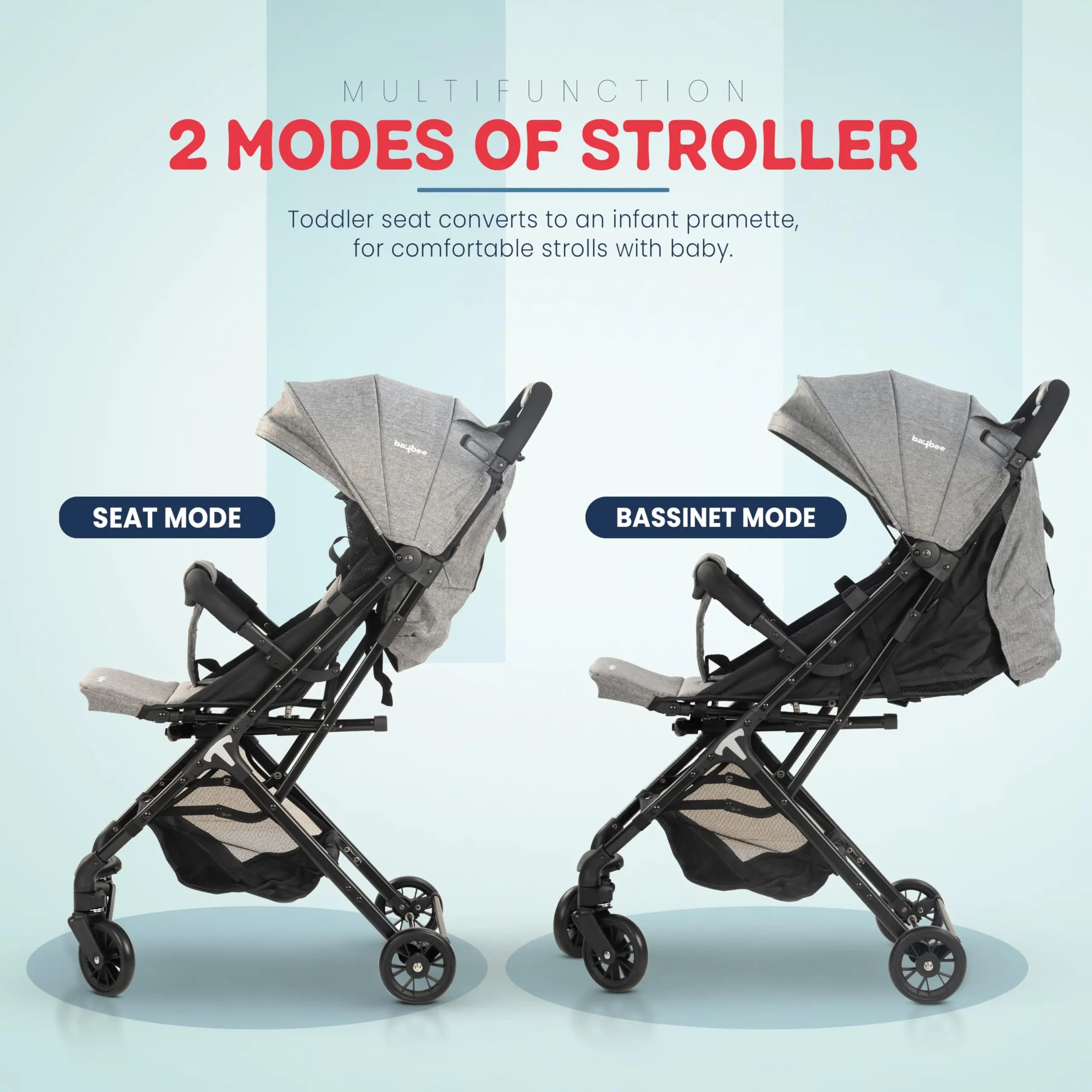 Baybee Infant Baby Pram Stroller for Newborn - Image 12