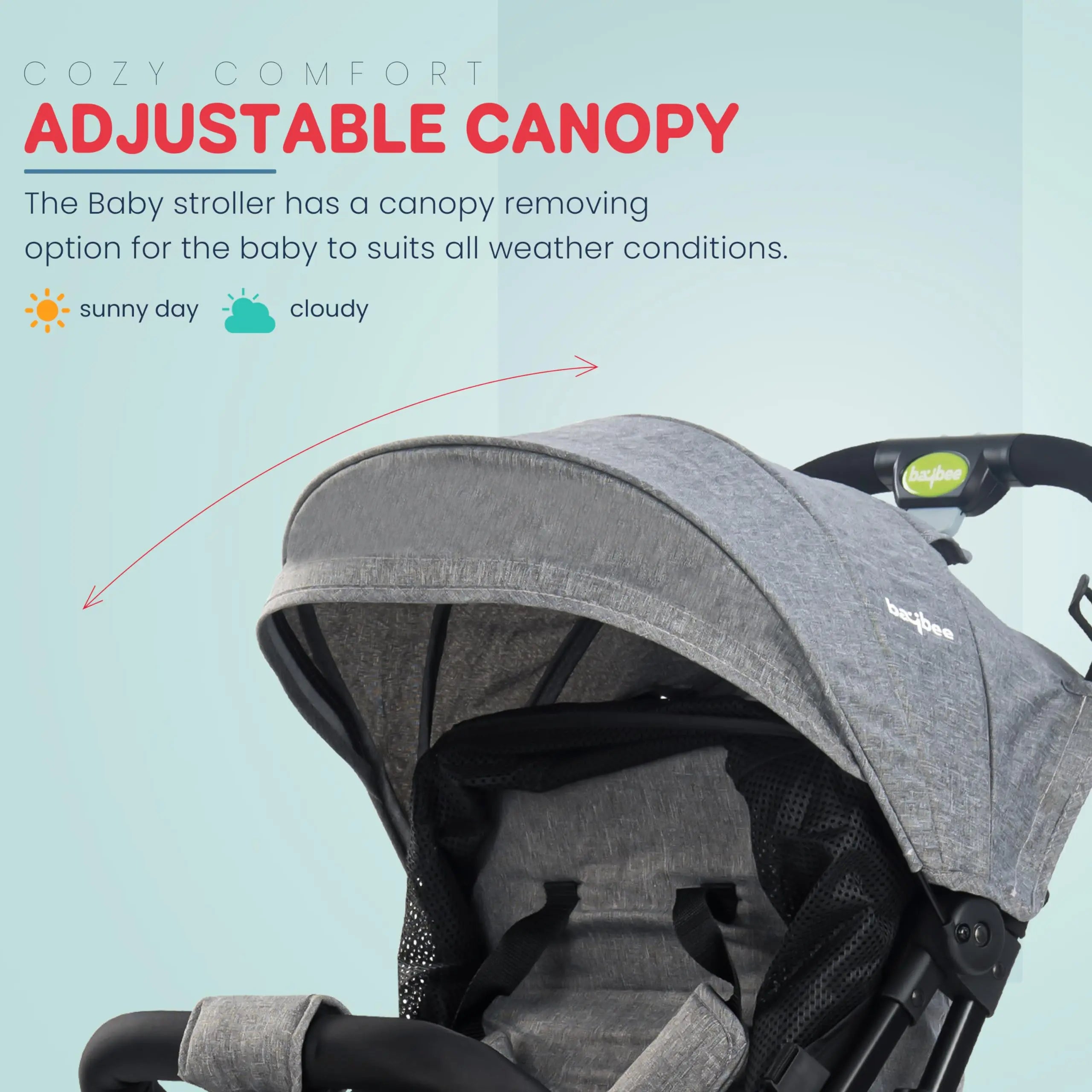 Baybee Infant Baby Pram Stroller for Newborn - Image 16