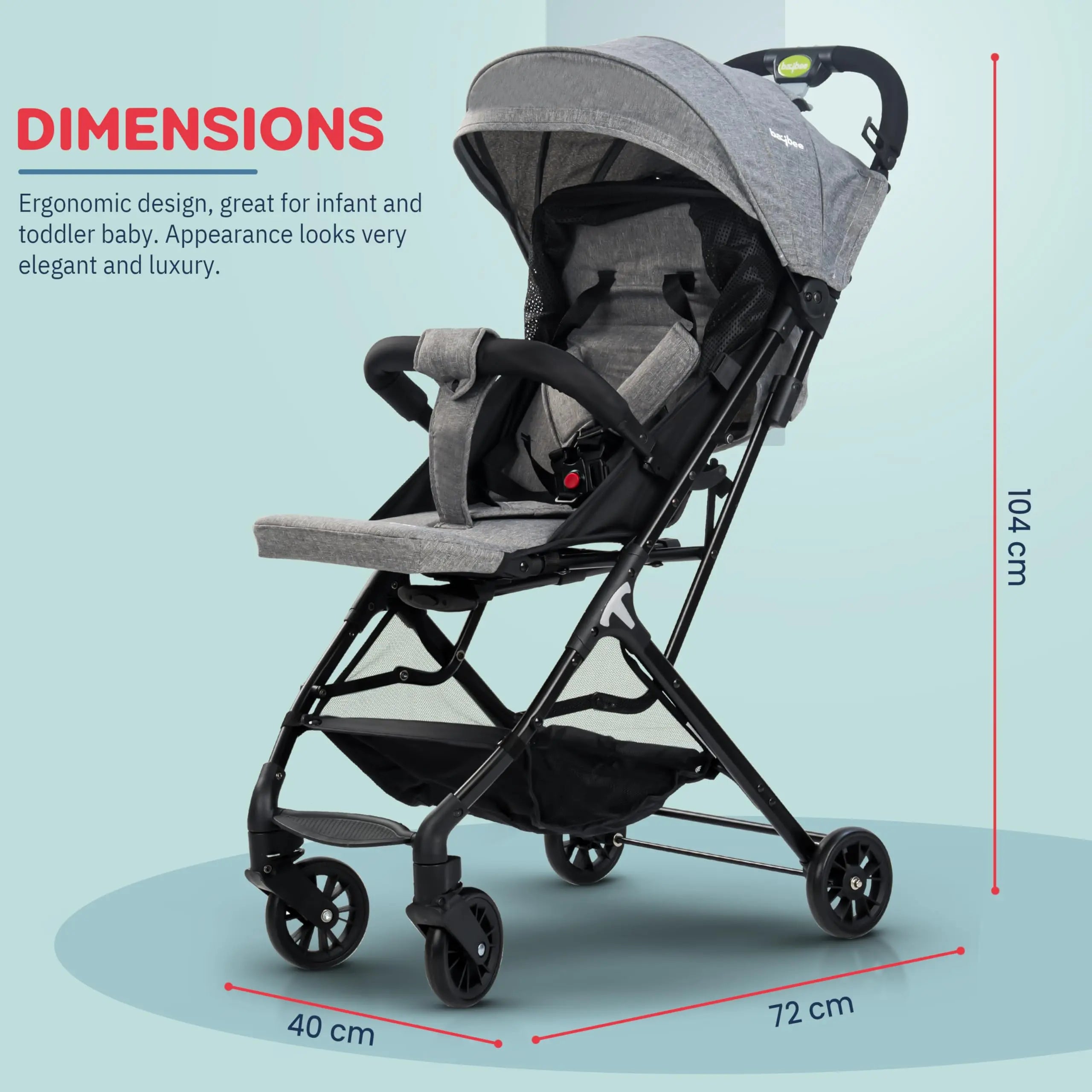 Baybee Infant Baby Pram Stroller for Newborn - Image 18