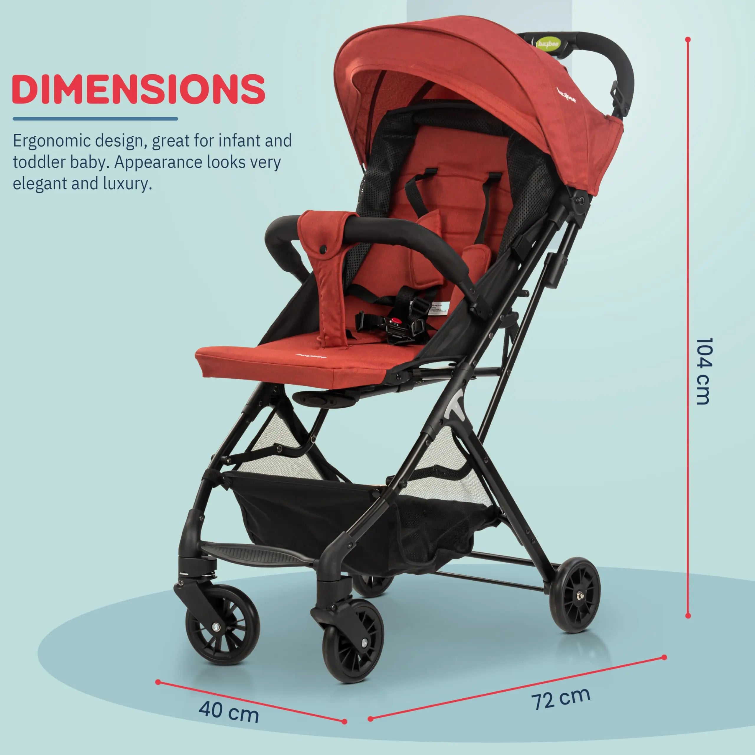 Baybee Infant Baby Pram Stroller for Newborn - Image 27