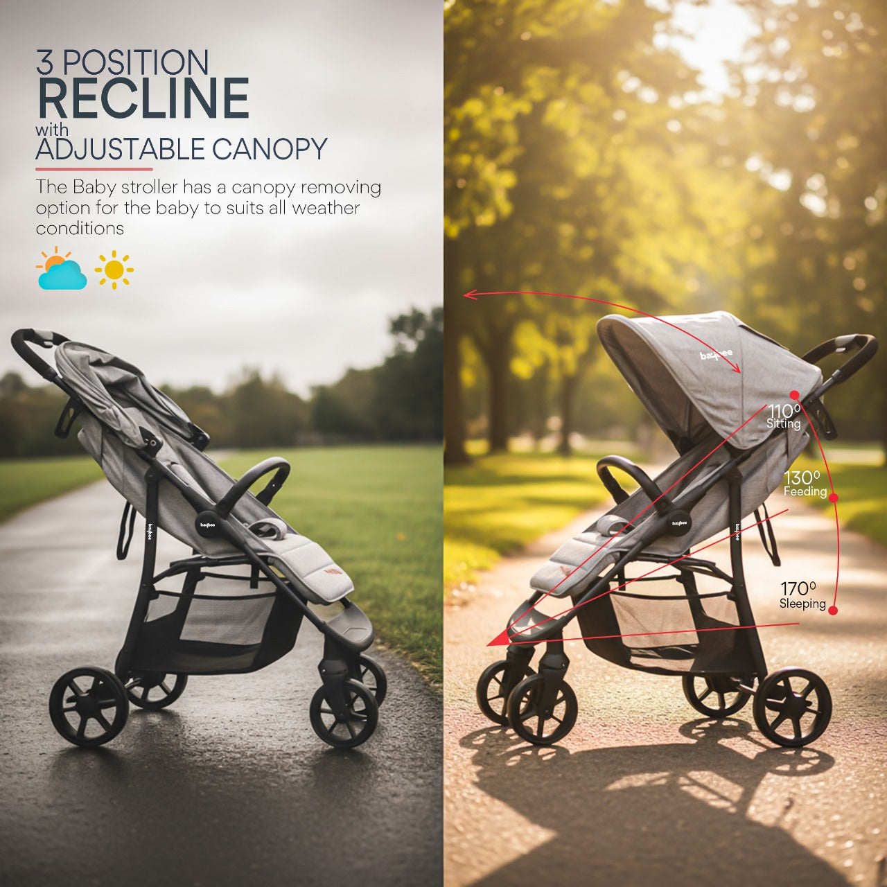 Baybee Infant Baby Pram Stroller for Newborn Babies - Image 13