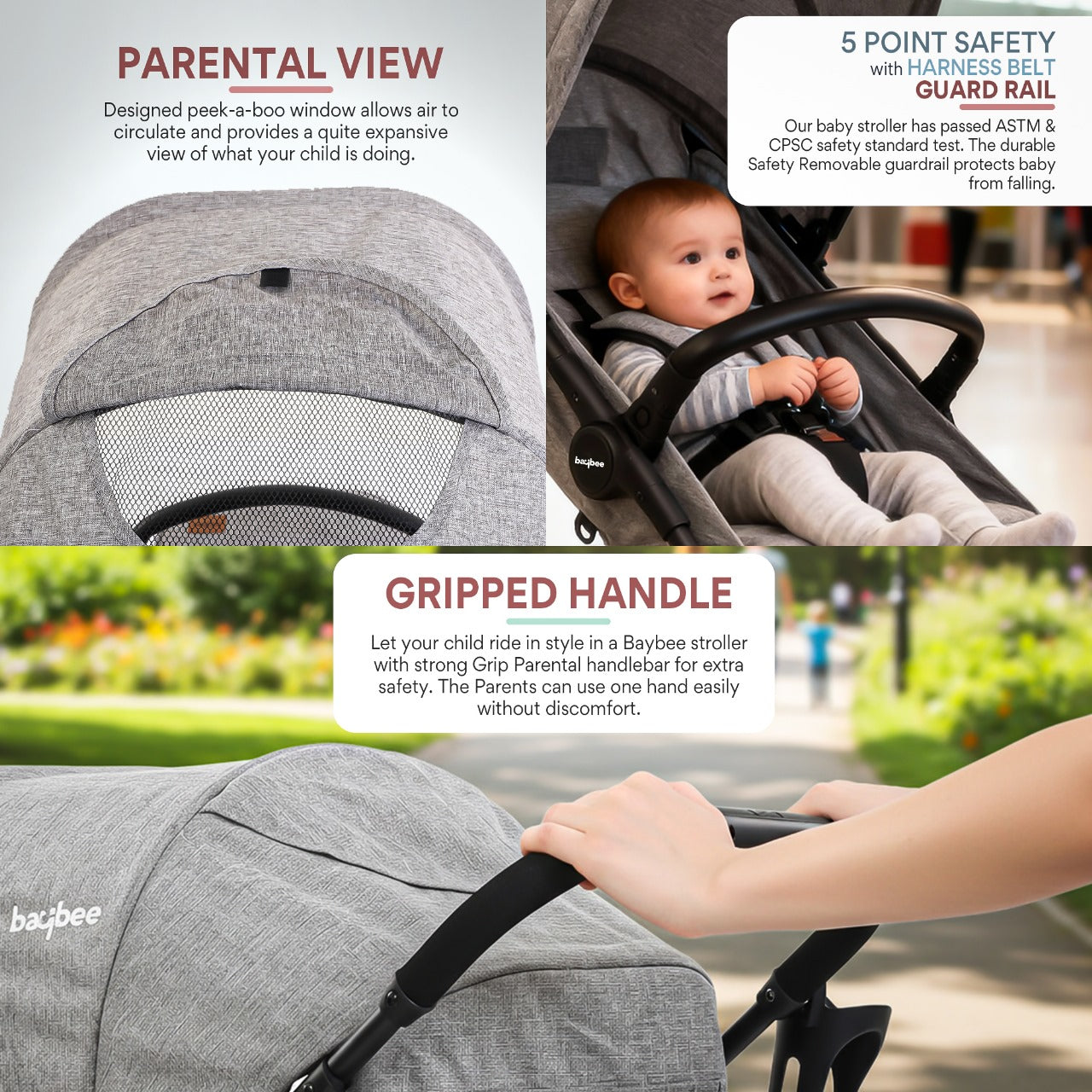 Baybee Infant Baby Pram Stroller for Newborn Babies - Image 16