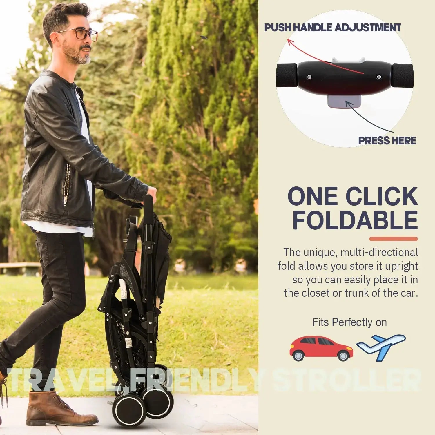 Baybee Portable Infant Baby Stroller for Babies - Image 7