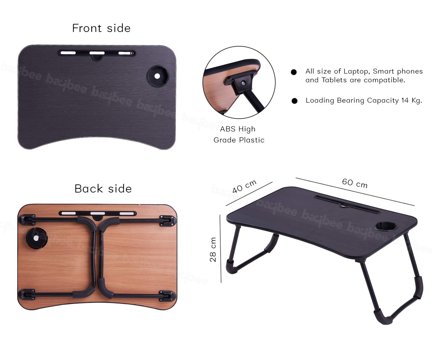Baybee Foldable and Portable Ergonomic and Rounded Edges - Image 7