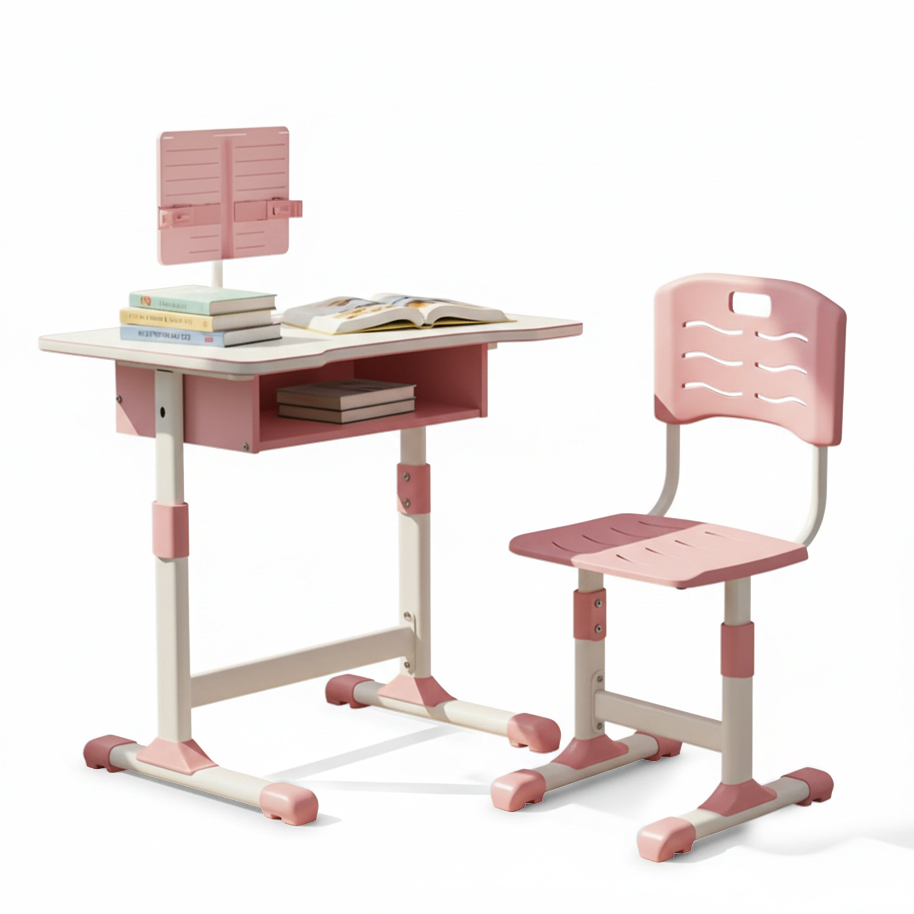 Baybee_Height_Adjustable_Study_Table_and_Chair_Set_for_Kids_01 Baybee Height Adjustable Study Table and Chair Set for Kids Study Table - Image 1