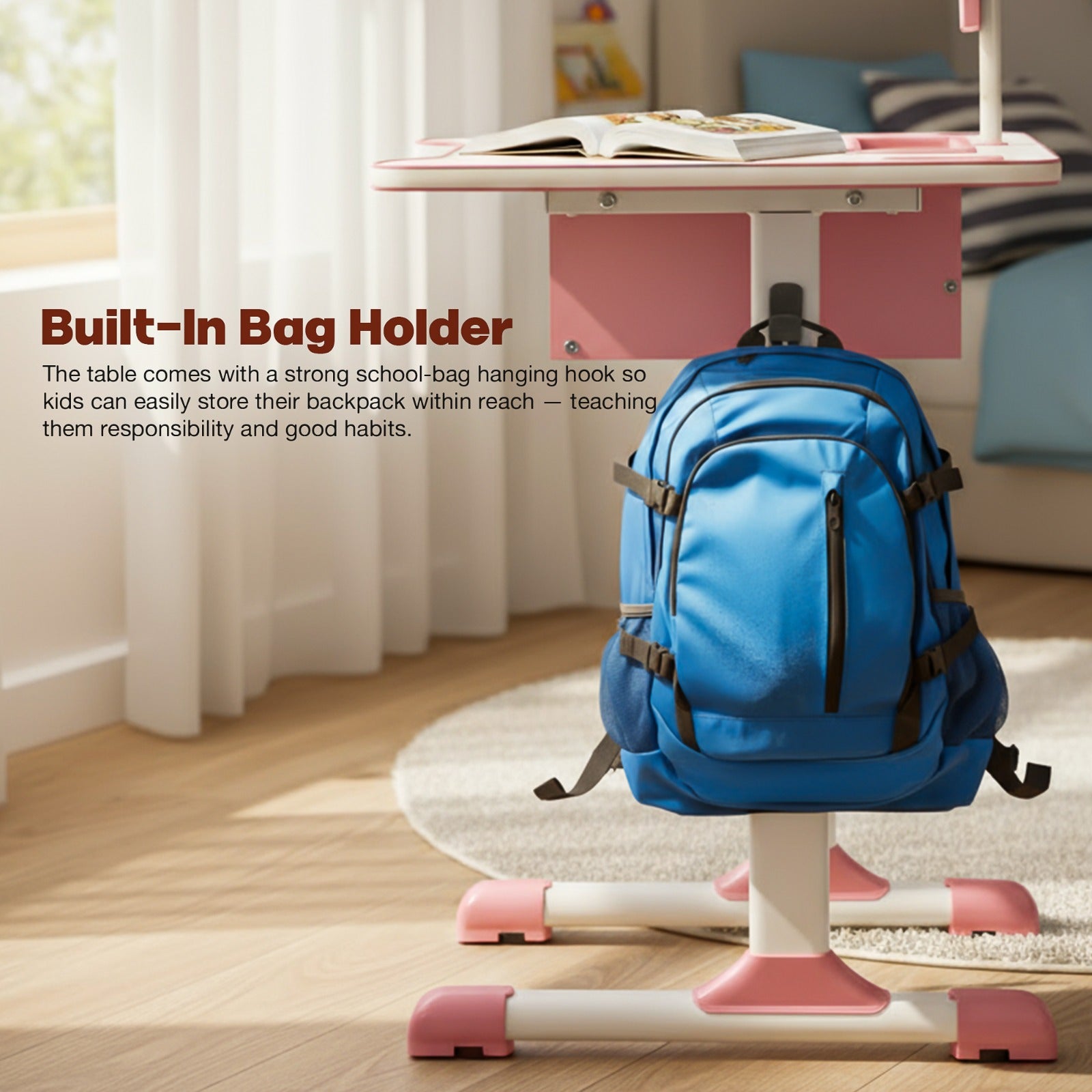 Baybee Height Adjustable Study Table and Chair Set for Kids Study Table - Image 3