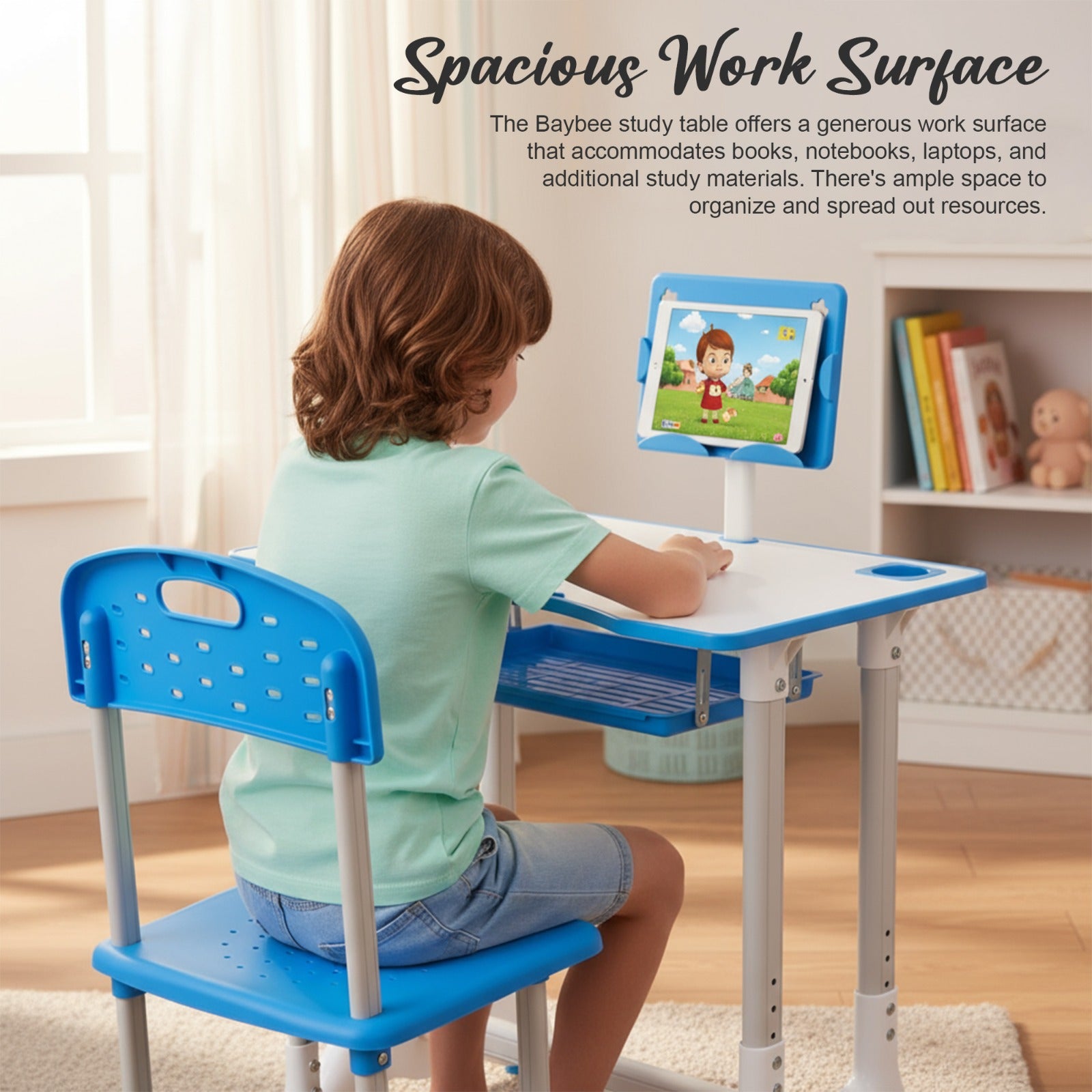 Baybee Study Table with Chair Set for Kids Students - Image 5