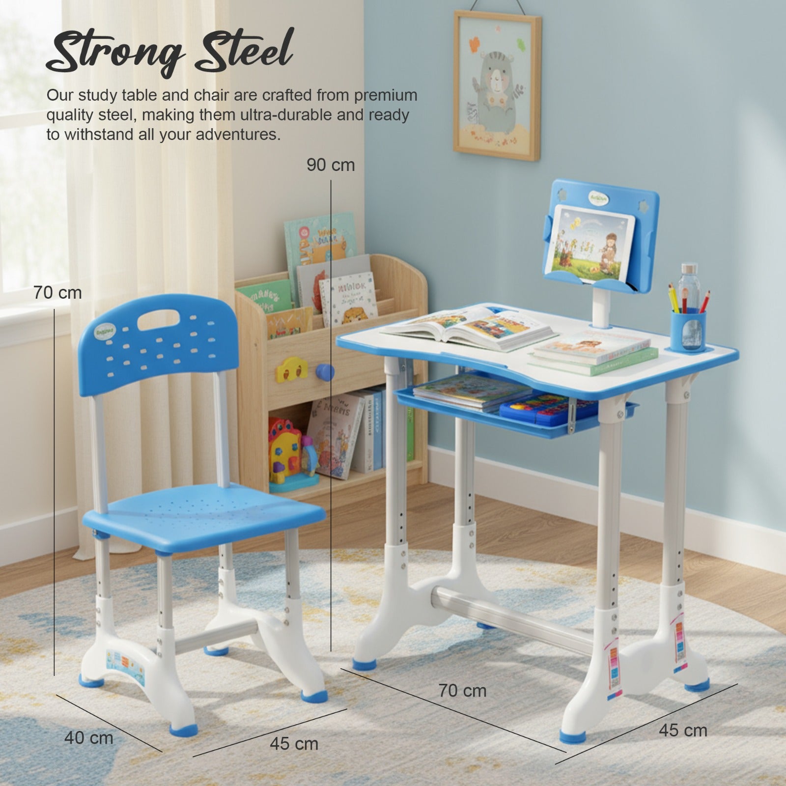 Baybee Study Table with Chair Set for Kids Students - Image 8