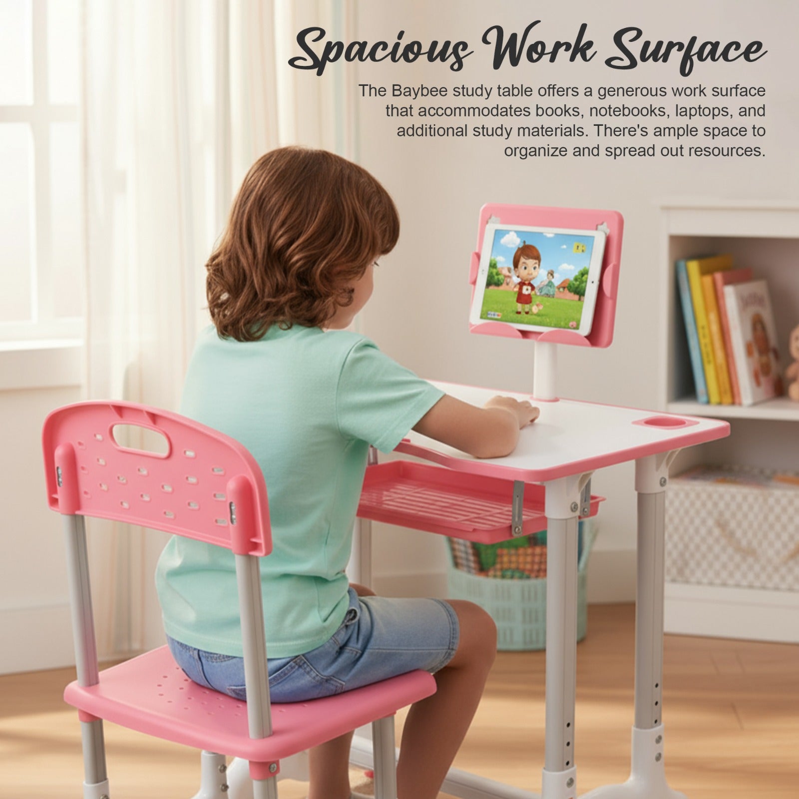 Baybee Study Table with Chair Set for Kids Students - Image 13