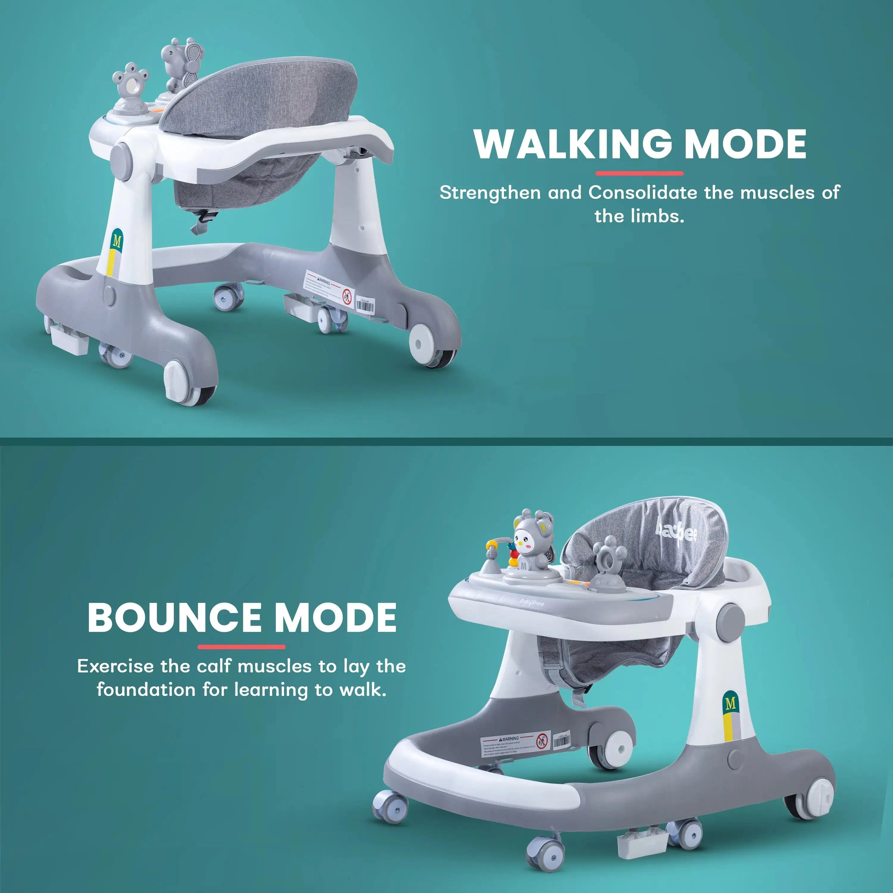 Baybee 2 IN 1 Baby Walker for Kids Round Kids Walker with Parental Push Handle - Image 14