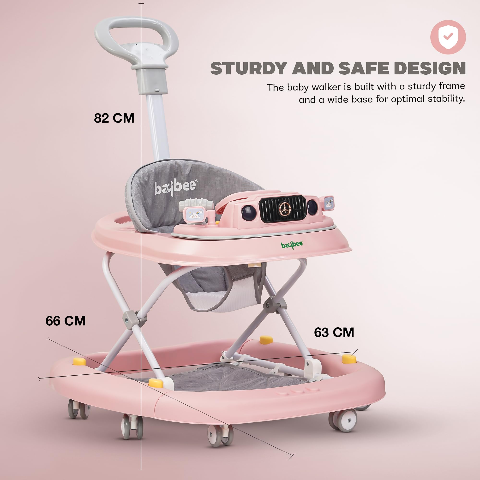 Baybee 2 in 1 Gypsy Baby Walker for Kids with Rocker - Image 14