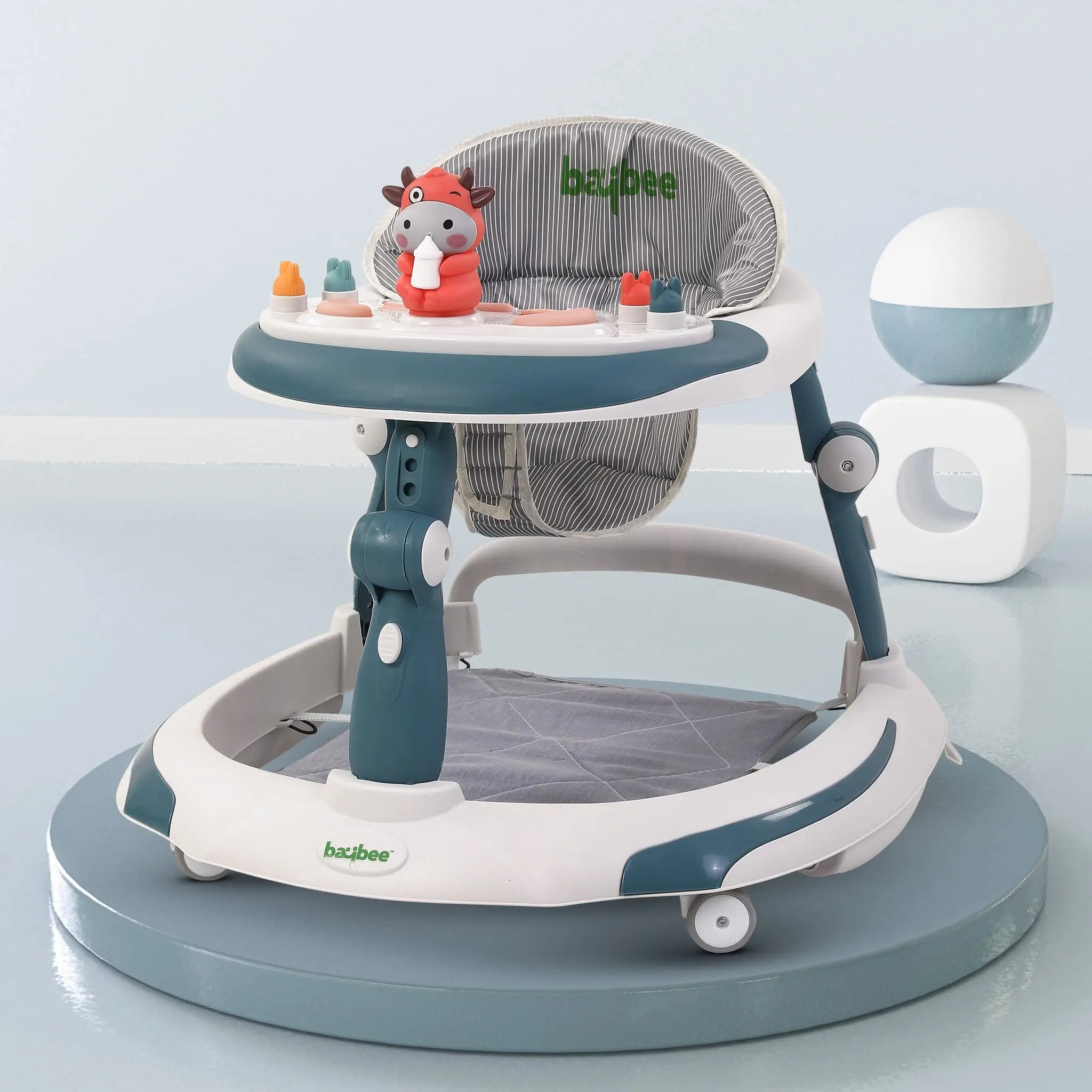 Baybee Activity Walker with Rocker for Kids with 3 Adjustable Height & Foot Mat - Image 10