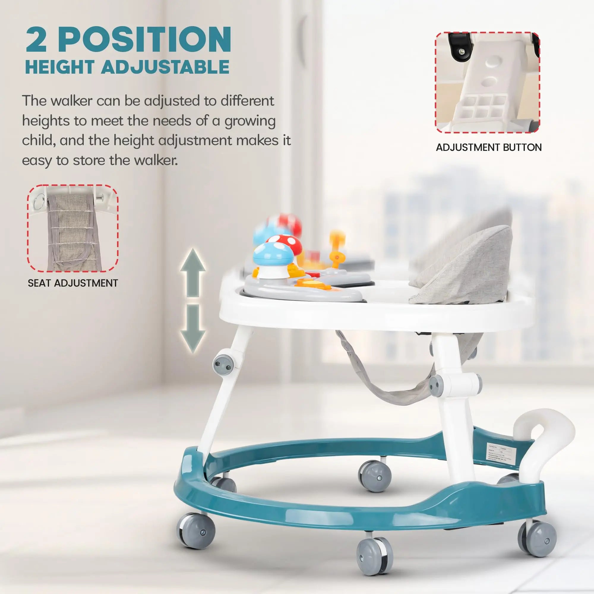 Baybee Shrumo Baby Walker for Kids - Image 3